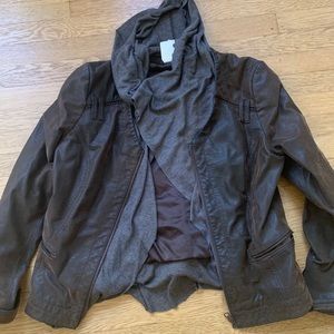 Anthropologie Faux Leather Jacket